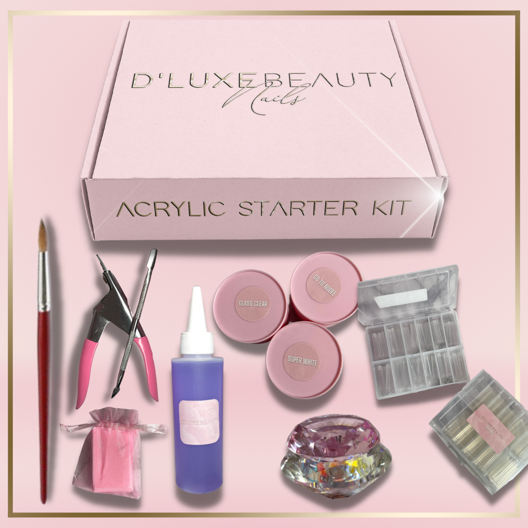 Luxe Acrylic Small Nail Polish Storage Starter Kit
